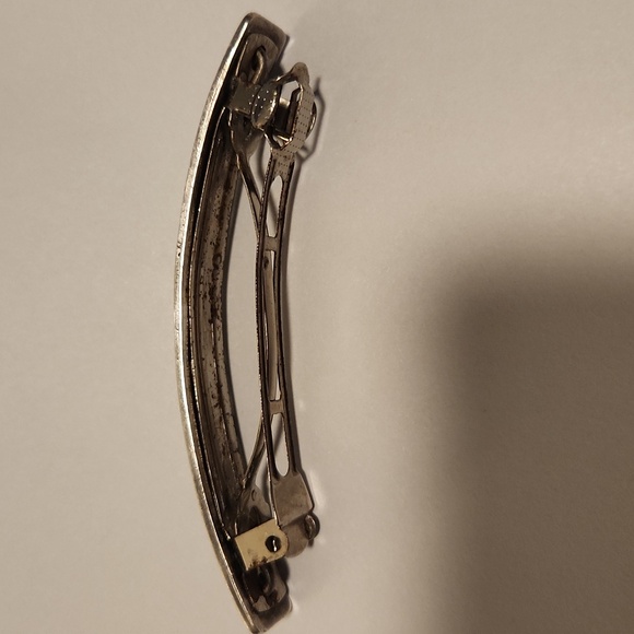 Vintage Native American Silver Hair Barrette - Picture 3 of 8
